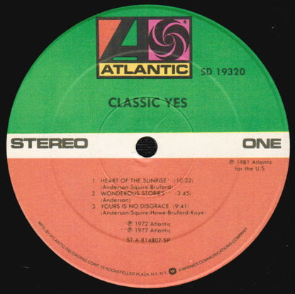 Yes : Classic Yes (LP,Compilation)
