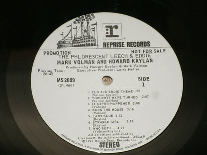 Mark Volman And Howard Kaylan : The Phlorescent Leech & Eddie (LP,Album,Promo)