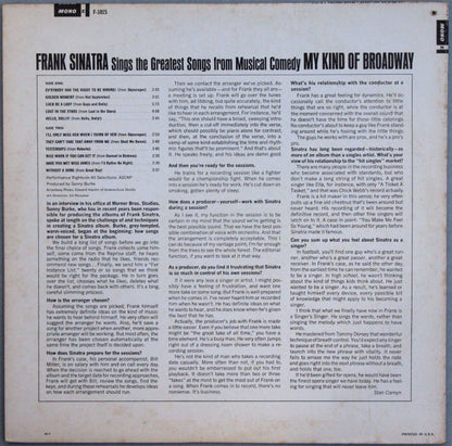 Frank Sinatra : My Kind Of Broadway (LP,Album,Mono)
