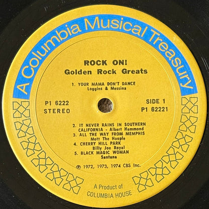 Various : Rock On! Golden Rock Greats (LP,Compilation)