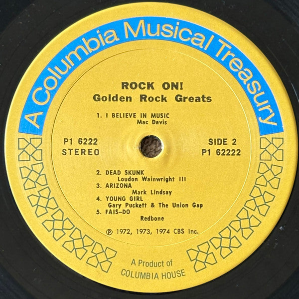 Various : Rock On! Golden Rock Greats (LP,Compilation)