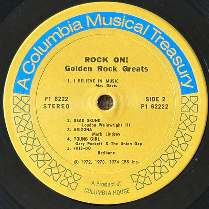 Various : Rock On! Golden Rock Greats (LP,Compilation)