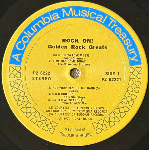 Various : Rock On! Golden Rock Greats (LP,Compilation)