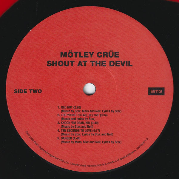 Mötley Crüe : Shout At The Devil (LP,Album,Limited Edition,Reissue,Remastered,Stereo)