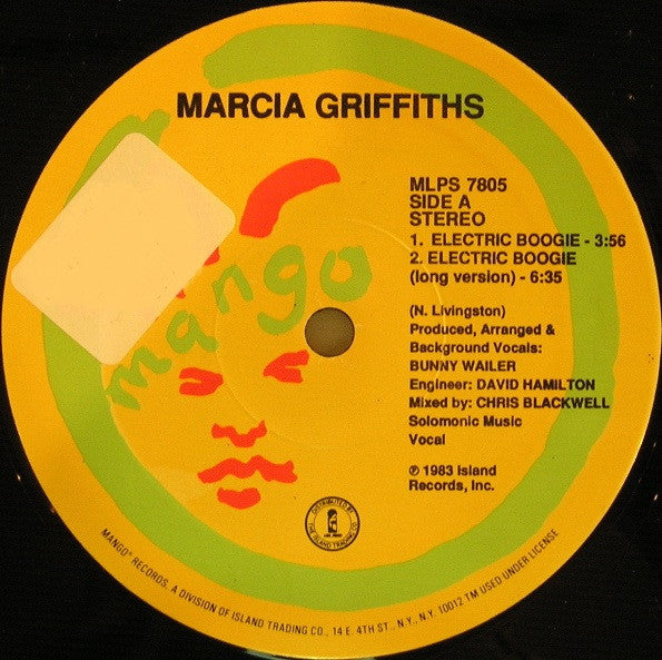 Marcia Griffiths : Electric Boogie (12",33 ⅓ RPM)