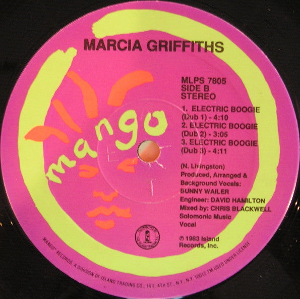 Marcia Griffiths : Electric Boogie (12",33 ⅓ RPM)