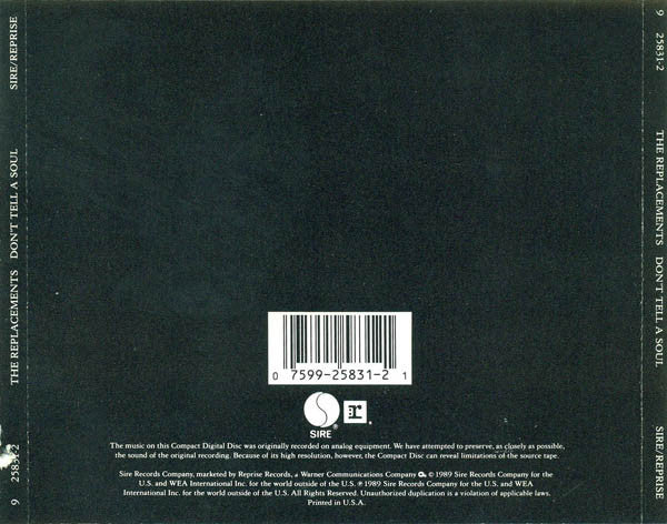 Replacements, The : Don't Tell A Soul (Album)