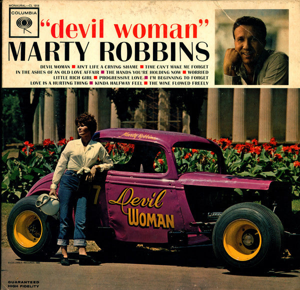 Marty Robbins : Devil Woman (LP,Album,Mono)
