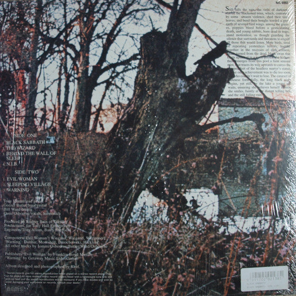 Black Sabbath : Black Sabbath (LP,Album,Limited Edition,Reissue)