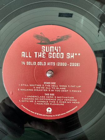 Sum 41 : All The Good Sh** - 14 Solid Gold Hits (LP,Compilation,Stereo)