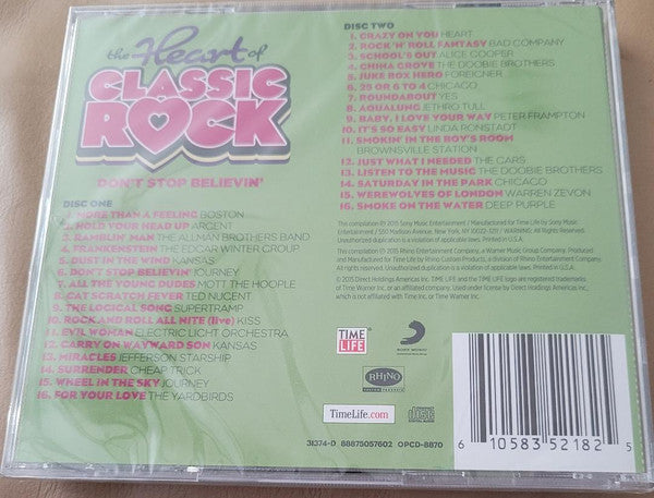 Various : The Heart Of Classic Rock - Don't Stop Believin' (Compilation)