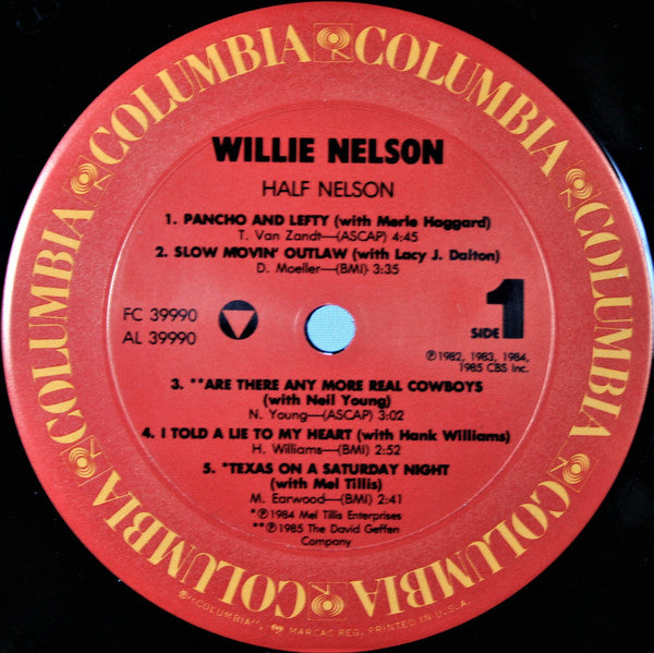 Willie Nelson : Half Nelson (LP,Album,Compilation)