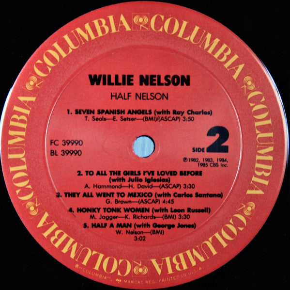 Willie Nelson : Half Nelson (LP,Album,Compilation)