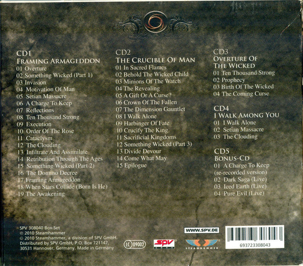 Iced Earth : Box Of The Wicked (Compilation,Limited Edition)