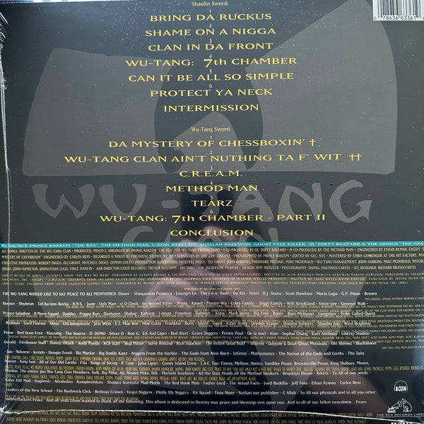 Wu-Tang Clan : Enter The Wu-Tang (36 Chambers) (LP,Album,Reissue,Stereo)