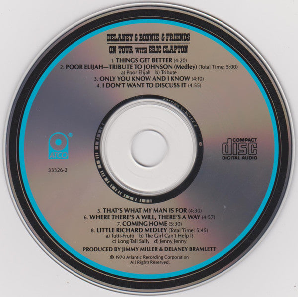 Delaney & Bonnie & Friends With Eric Clapton : On Tour (Album,Reissue)