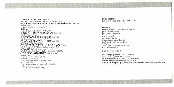 Delaney & Bonnie & Friends With Eric Clapton : On Tour (Album,Reissue)