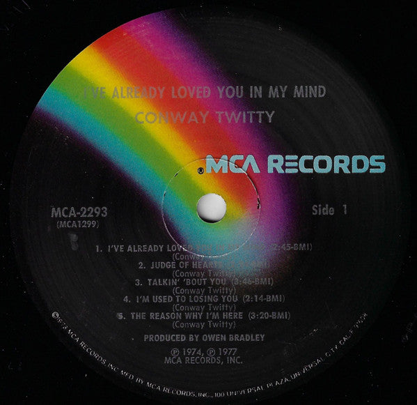 Conway Twitty : I've Already Loved You In My Mind (LP,Album)