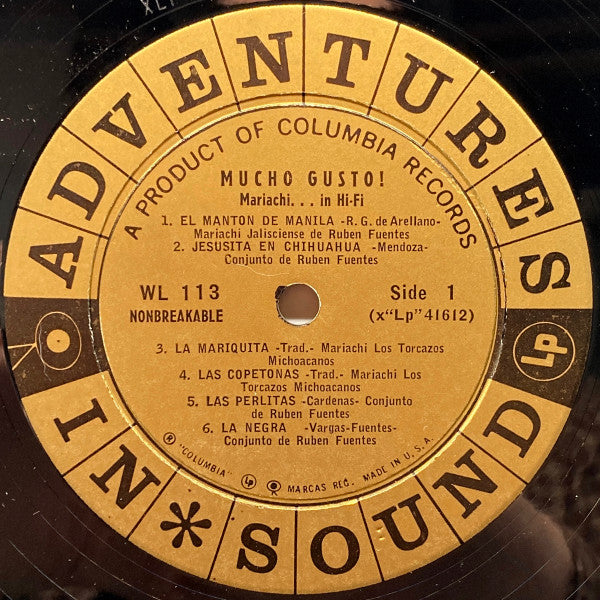 Various : Mucho Gusto!  Mariachi . . . In Hi-Fi (LP,Compilation)