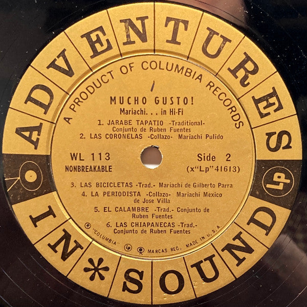 Various : Mucho Gusto!  Mariachi . . . In Hi-Fi (LP,Compilation)