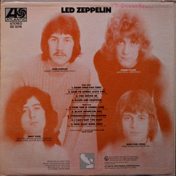 Led Zeppelin : Led Zeppelin (LP,Album)