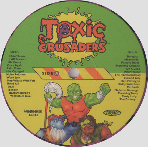 Dennis Brown (4), Chuck Lorre, Larry Brown : Toxic Crusaders (Original Television Soundtrack) (LP)
