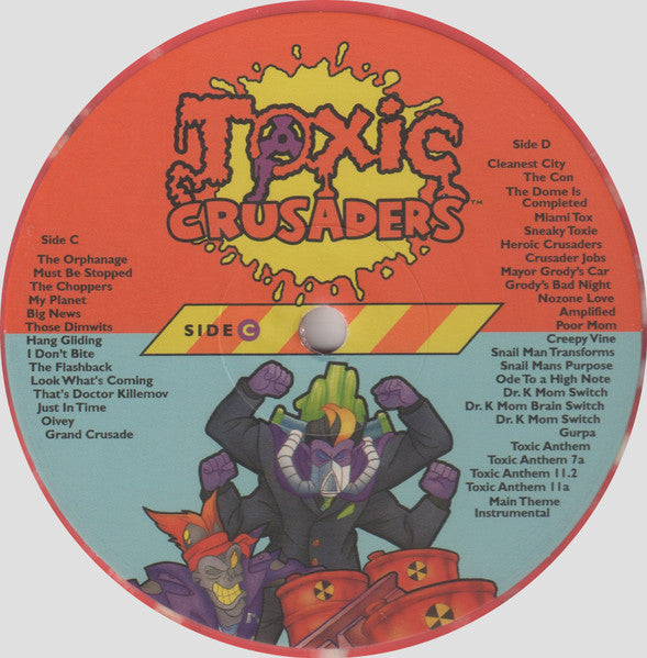 Dennis Brown (4), Chuck Lorre, Larry Brown : Toxic Crusaders (Original Television Soundtrack) (LP)