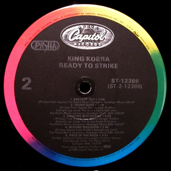 King Kobra (4) : Ready To Strike (LP,Album)