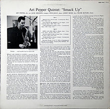 Art Pepper Quintet : Smack Up (LP,Album,Reissue)