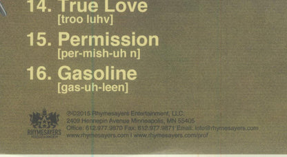 Prof (5) : Liability (LP,Album,Limited Edition,Reissue,Repress)