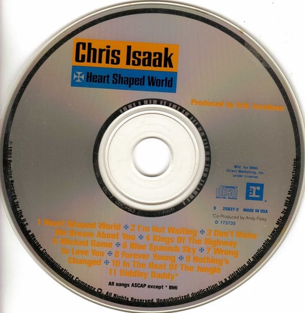Chris Isaak : Heart Shaped World (Album,Club Edition)