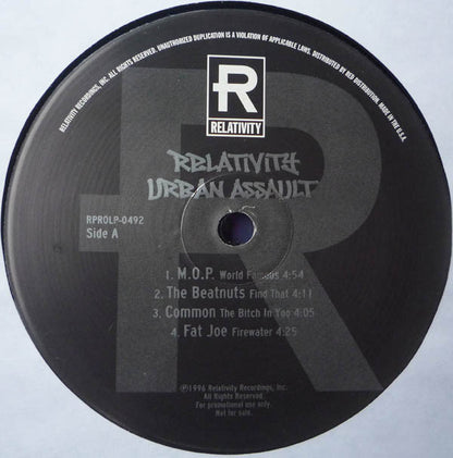 Various : Relativity Urban Assault (LP,Compilation,Promo)