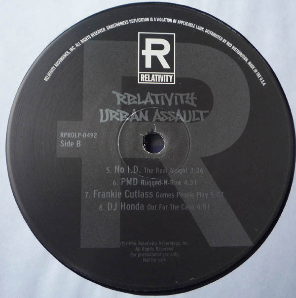 Various : Relativity Urban Assault (LP,Compilation,Promo)