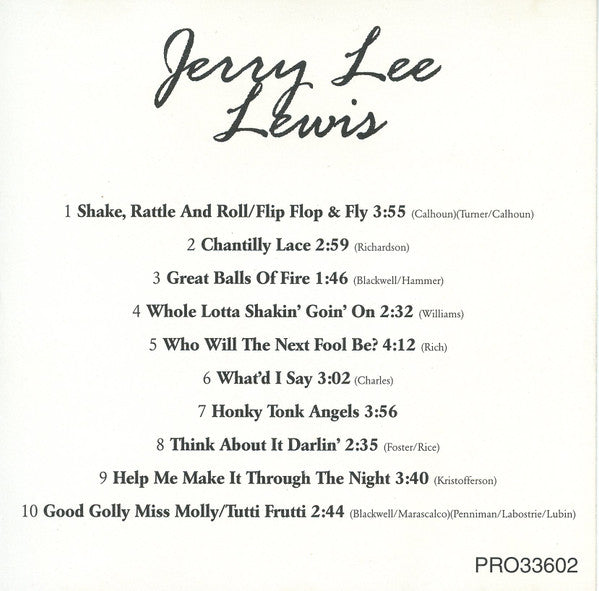Jerry Lee Lewis : A Profile Of Jerry Lee Lewis (Compilation)