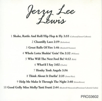 Jerry Lee Lewis : A Profile Of Jerry Lee Lewis (Compilation)