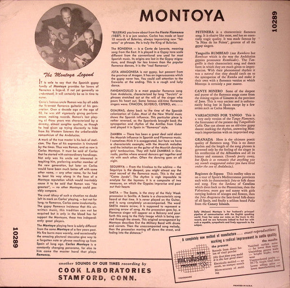Carlos Montoya : Flamenco, Played By The Master (LP,Album,Reissue,Stereo)