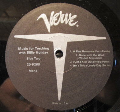 Billie Holiday : Music For Torching With Billie Holiday (LP,Album,Club Edition,Reissue,Mono)