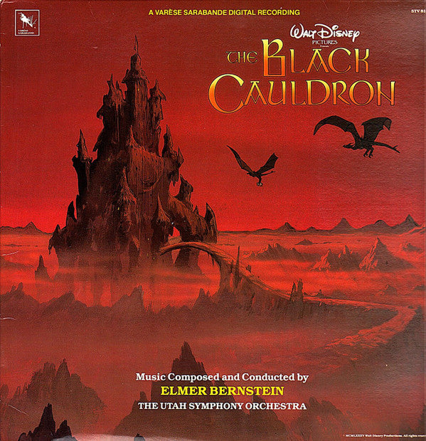 Elmer Bernstein Conducting Utah Symphony Orchestra : The Black Cauldron (LP,Album)