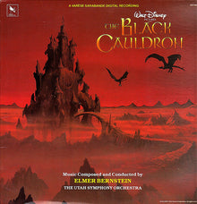 Elmer Bernstein Conducting Utah Symphony Orchestra : The Black Cauldron (LP,Album)