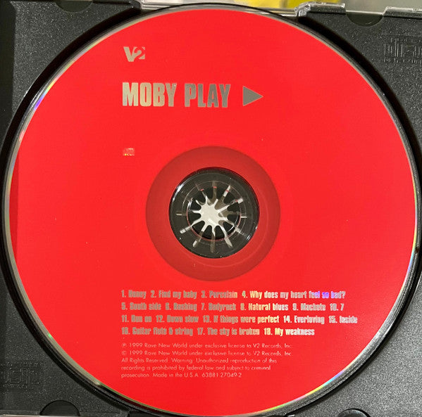 Buy Moby : Play (Album,Club Edition,Reissue) now! – Nail City Record