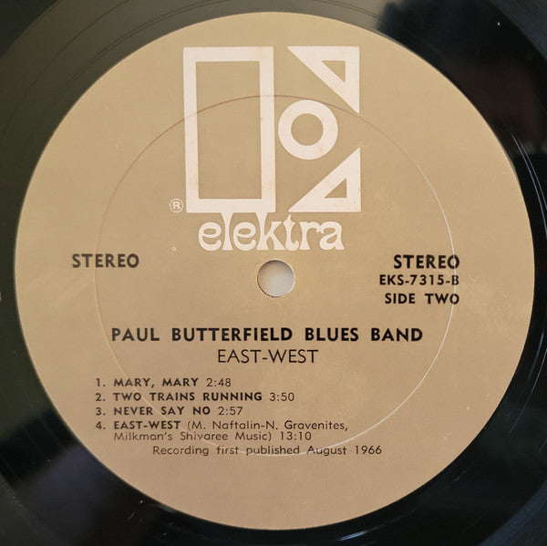 Paul Butterfield Blues Band, The : East-West (LP,Album,Stereo)