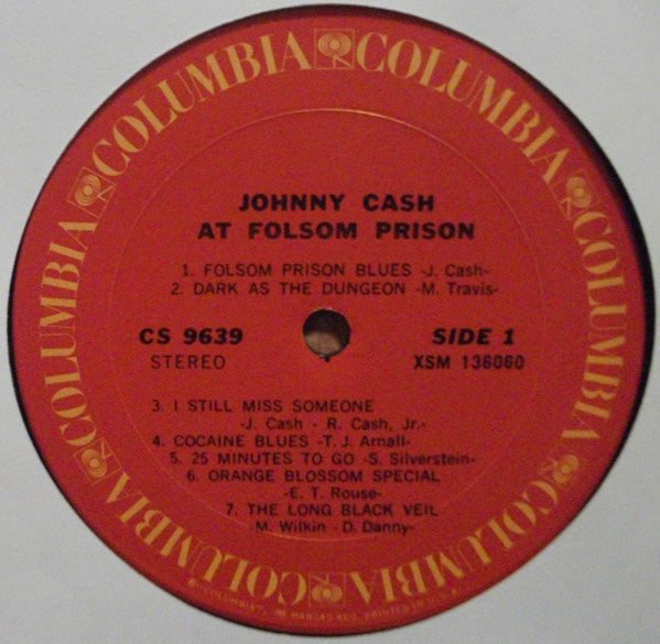 Johnny Cash : At Folsom Prison (LP,Album,Reissue)