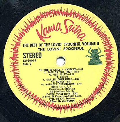 Lovin' Spoonful, The : The Best Of The Lovin' Spoonful (Volume Two) (LP,Compilation,Stereo)