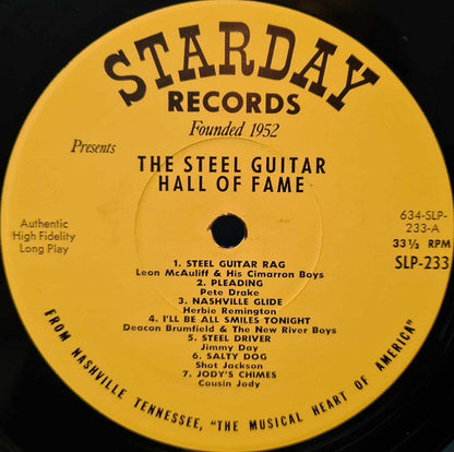 Various : The Steel Guitar Hall Of Fame (LP,Compilation,Mono)