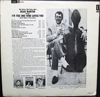 Dean Martin : (Remember Me) I'm The One Who Loves You (LP,Album,Mono)
