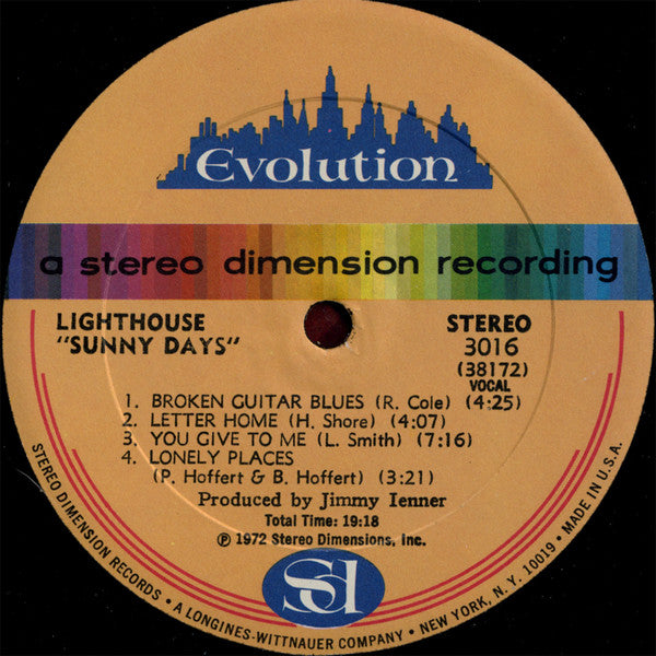 Lighthouse (2) : Sunny Days (LP,Album)