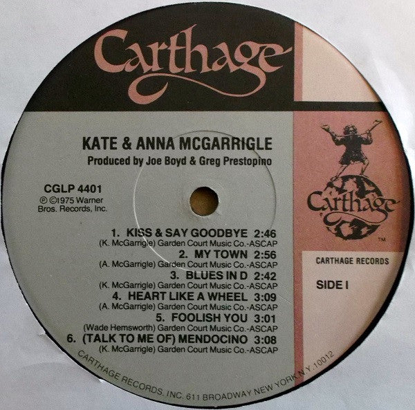 Kate & Anna McGarrigle : Kate & Anna McGarrigle (LP,Album,Reissue)