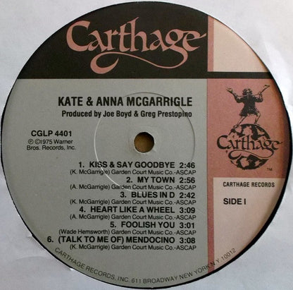 Kate & Anna McGarrigle : Kate & Anna McGarrigle (LP,Album,Reissue)