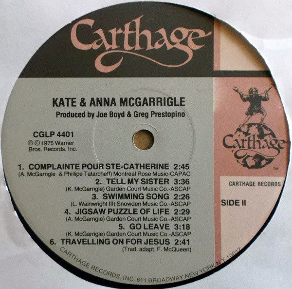 Kate & Anna McGarrigle : Kate & Anna McGarrigle (LP,Album,Reissue)