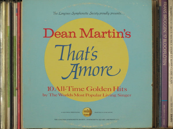 Dean Martin : That's Amore (LP,Album,Compilation,Stereo)